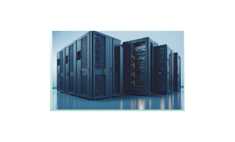 Data center network rack